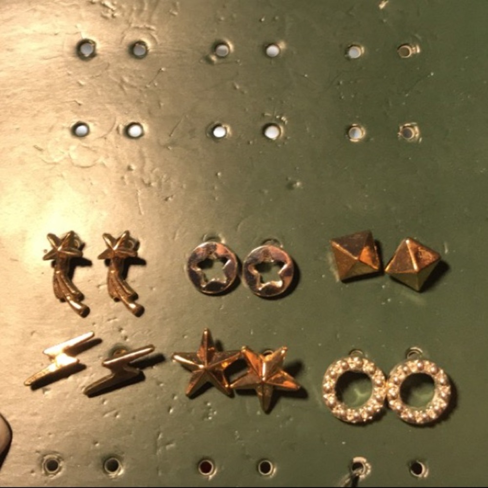 CUTE 6 pack trendy earrings